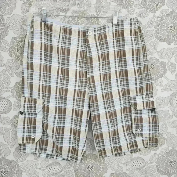 Tommy Bahama Cargo Swim Trunk Men's 36 Plaid 3437C‎ - Picture 1 of 10